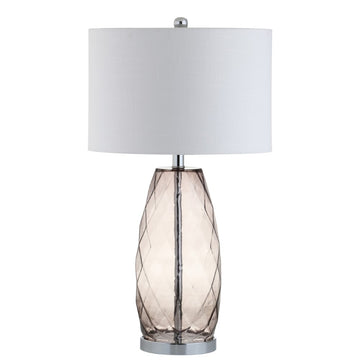 Juliette 26.5" Glass/Metal LED Table Lamp - JONATHAN Y